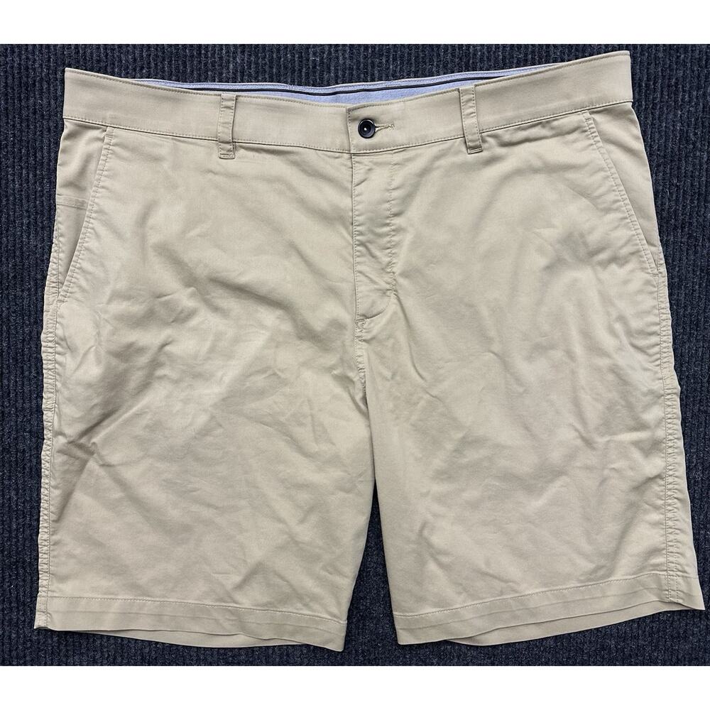 Nike Dri Fit Men's sz 40 standard Fit 9" UV Khaki 5 pocket Golf shorts DA4139